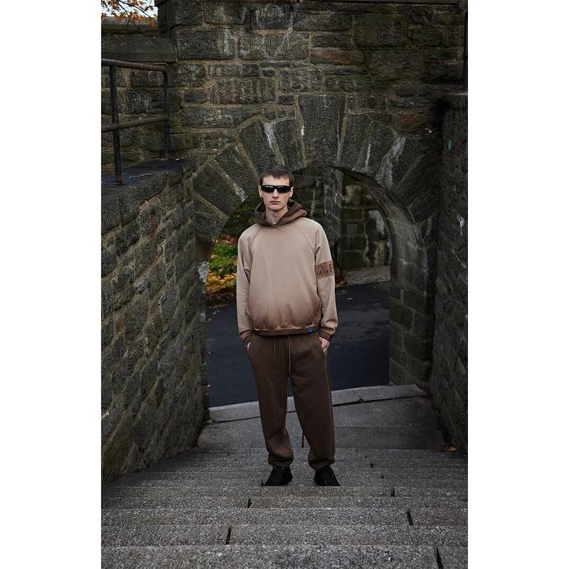 A.R.C. Men's Brown Heavyweight Fleece Jogger Sweatpants