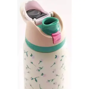 Owala 32oz Freesip Water Bottle Insulated Stainless Steel Tumbler Rose Floral Design Leak Proof Straw Lid Aesthetic Travel Gym Bottle