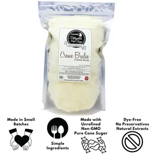 Mollycoddled Hash Slinger - Creme Brulee Candy Floss - Cotton Candy - 3oz bag - Hand Spun Cotton Candy – Natural Flavors – Unrefined Sugar – Dye Free  Candy – Candy – Gluten Friendly Candy – Sweets – Snack boomer candy