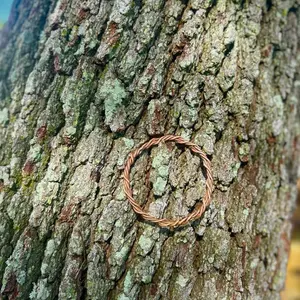 Double Twisted Tensor Ring – 10.31 inch | 288 MHz Copper Energy Tool