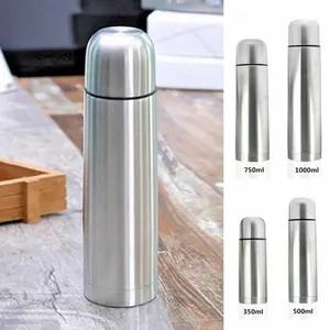 Stainless Steel Vacuum Flask Hot & Cold Drink Bottle Multiple Sizes