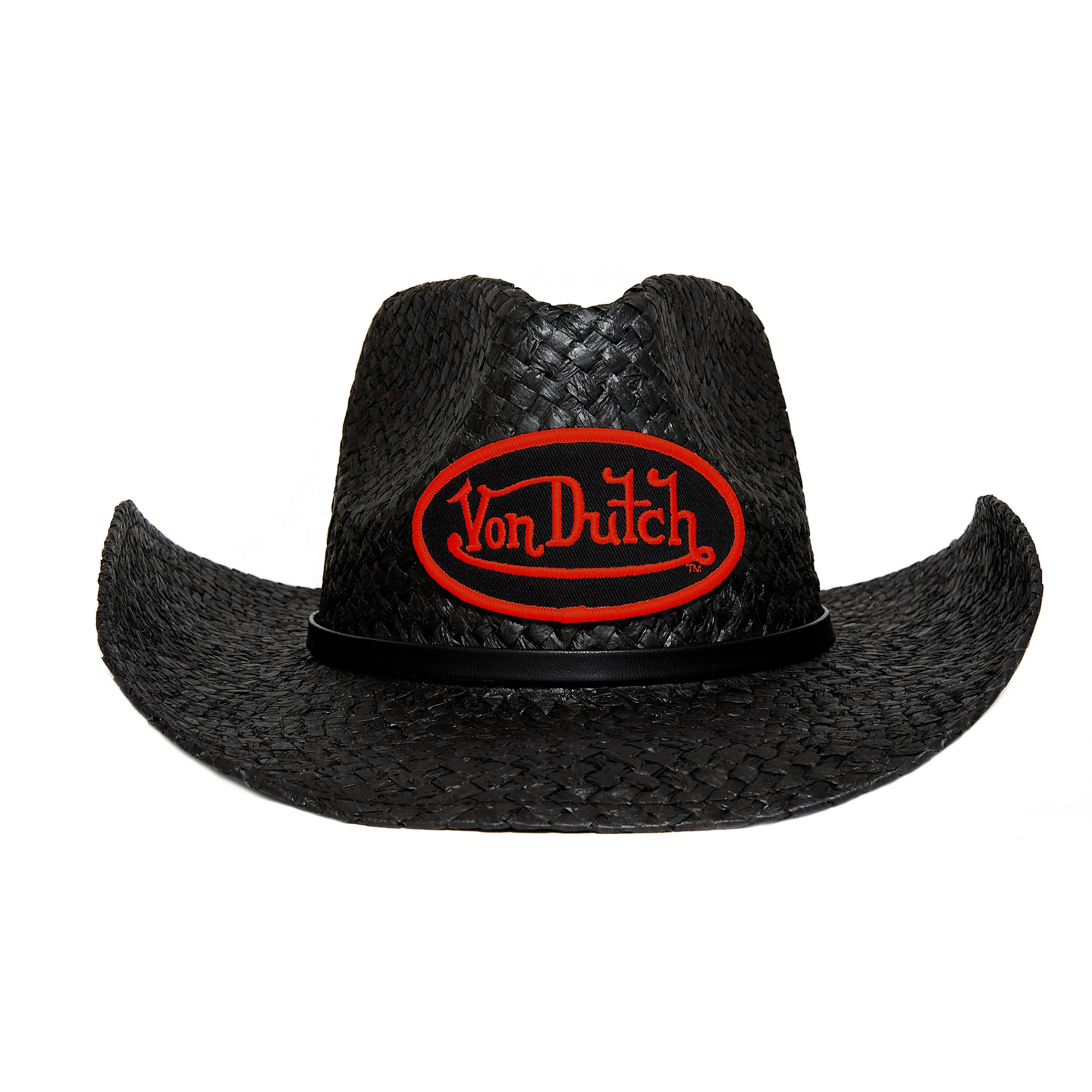 Black and Red Von Dutch Classic Cowboy Hat