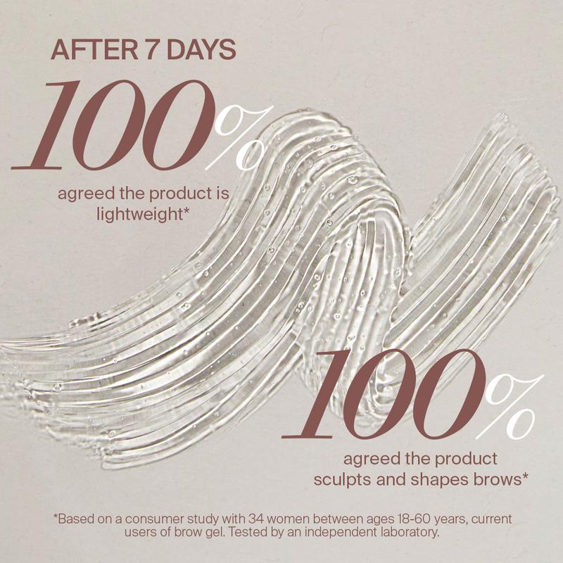 MONAT IR Clinical Clear Brow Gel - Lifts, fluffs, and sets brows in place for all-day wear with Melatonin, Caffeine, and REJUVENIQE.