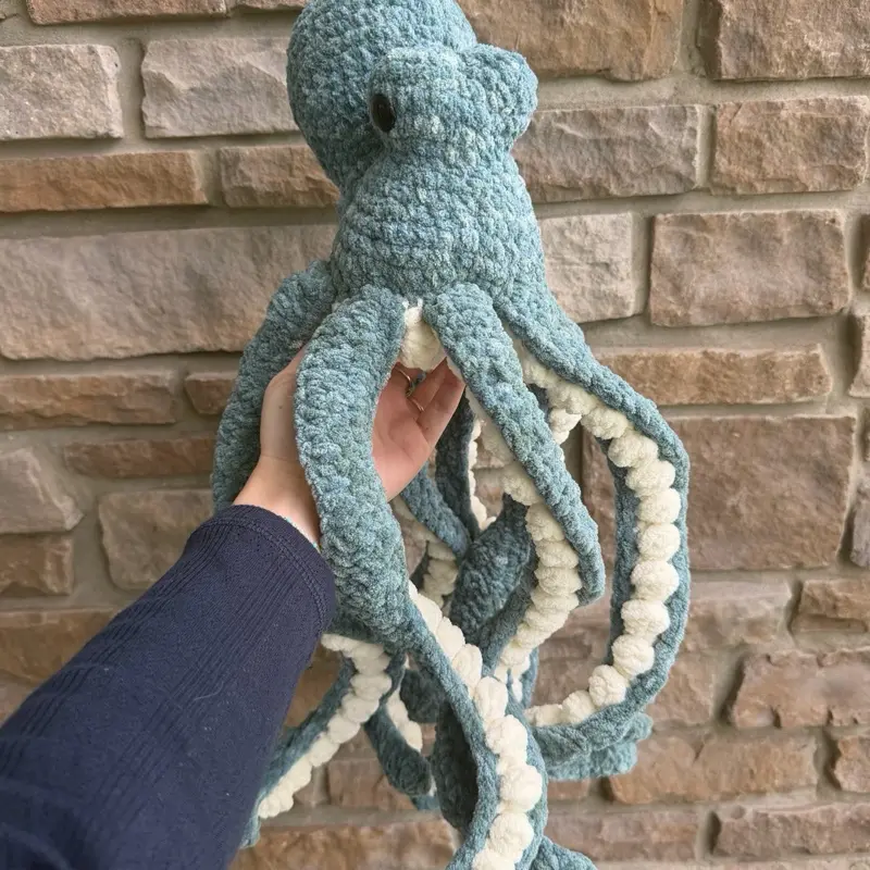 Handmade Crochet Large Anchor Octopus