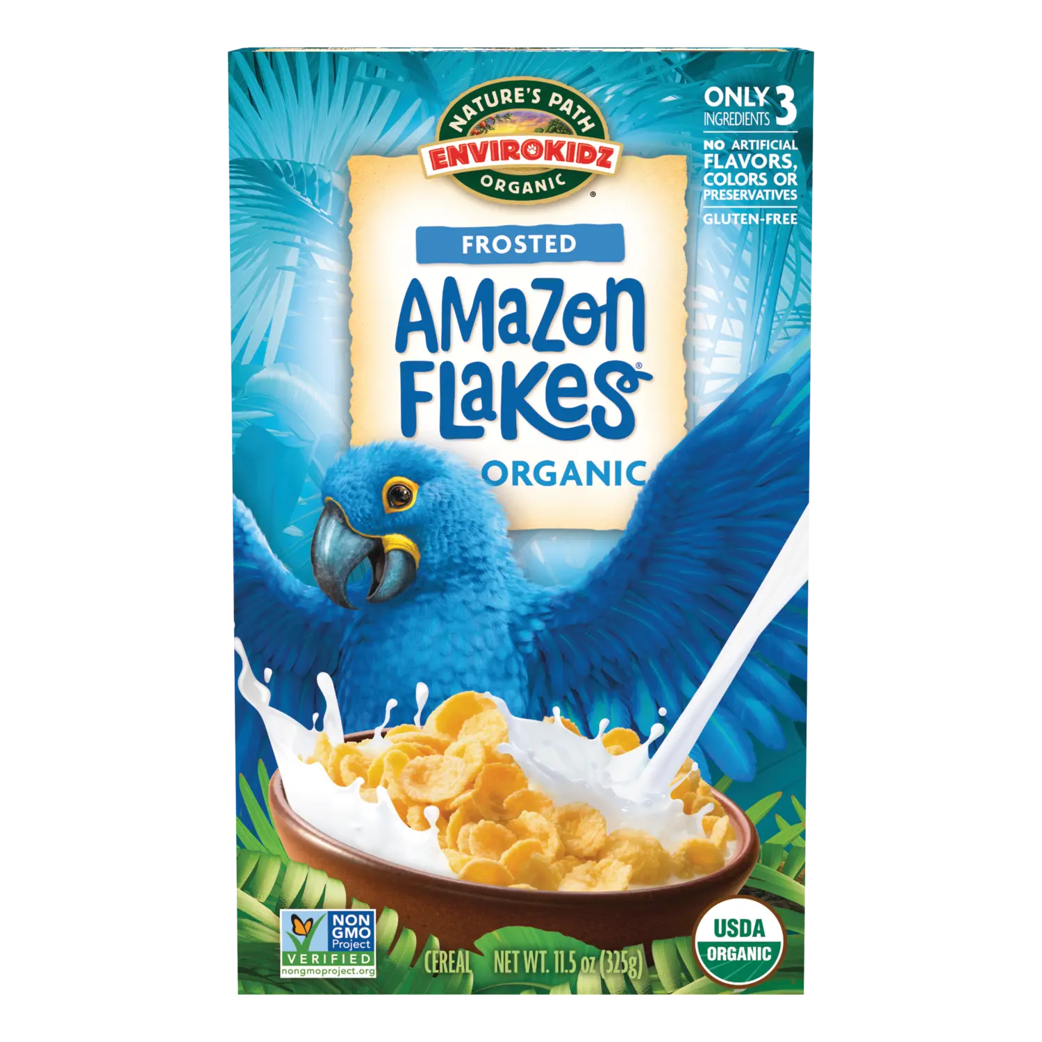 EnviroKidz Organic Amazon Frosted Flakes Cereal EnviroKidz Organic Amazon Frosted Flakes Cereal