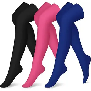 High performance knee compression socks - a must-have for running, cycling, and outdoor training - men's compression knee high top socks with striped thigh party socksRAIMENTRY