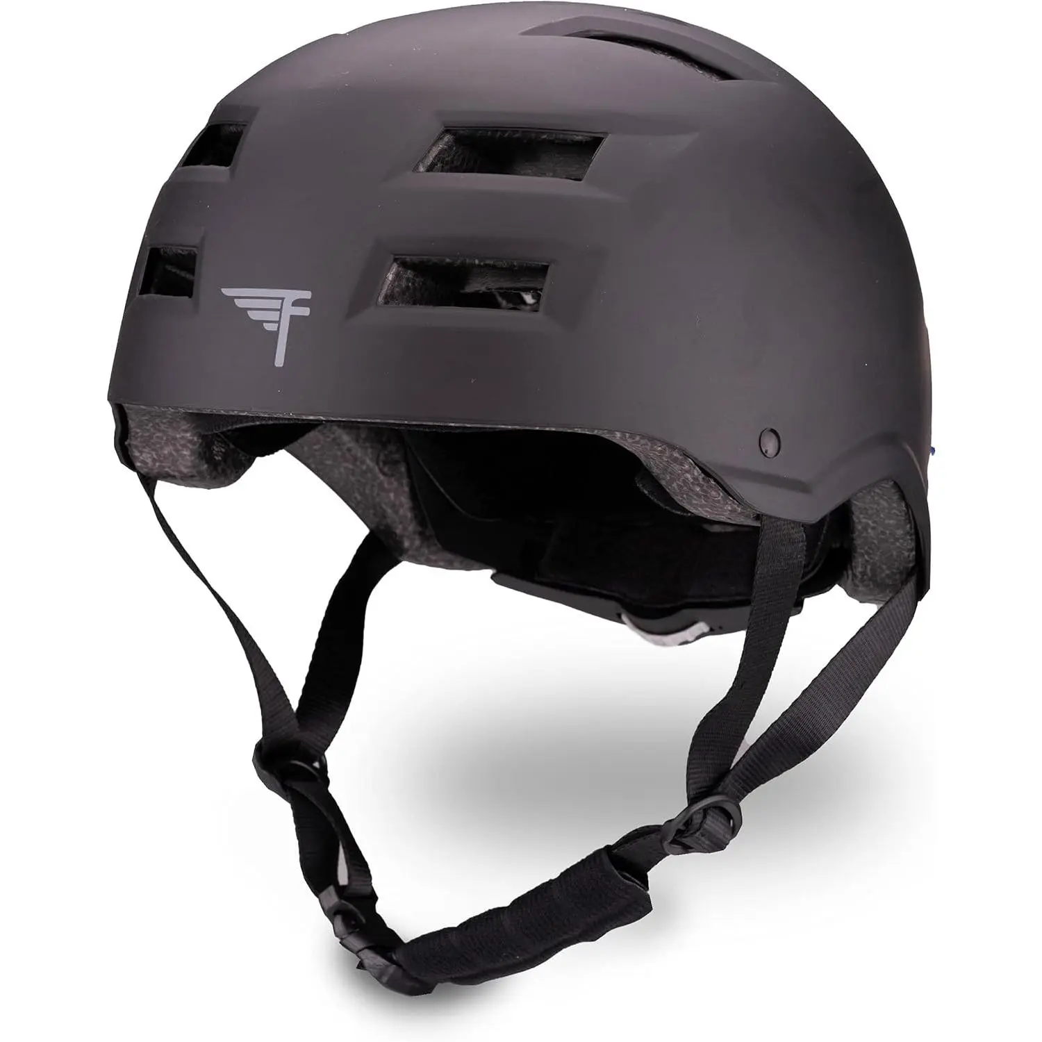 Flybar Multi-Sport Helmet for Skateboard & BMX - ABS Shell, Adjustable Fit Spin Dial, Cooling Ventilation, Lightweight, Dual Cert., Removable Padding, Solid Colors, Multi-Size for Youth & Adults