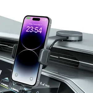 COOEXES Car Phone Holder, 360°Rotation Vacuum Suction Cup Phone Mount - 108LBS Nano Gel for Car, Bendable Arm & One-Hand Release, Truck Phone Holder for iPhone 17 Pro Max Samsung Android