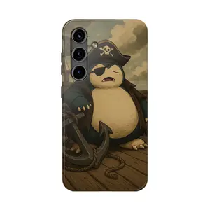 Cute Snorlax Phone Case Sleepy Cartoon Compatible with SAMSUNG GALAXY S21 S22 S23 S24 S25 ULTRA PLUS