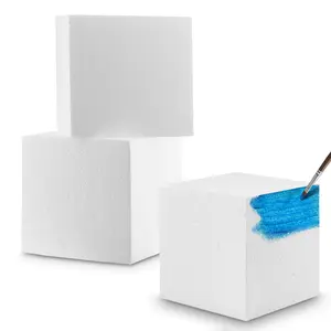 MT Products White Polystyrene Foam Block or Foam Cube