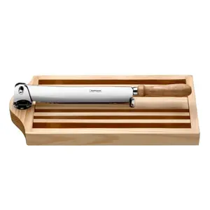 Bread Cutter with Crumb Tray 9.84 inch - FISCHER