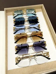 Vintage Luxe Men's Edition Square Frames - Modern Street Style, Bold Shape, Heavy Attitude, Perfect for City Runs & Everyday Fit