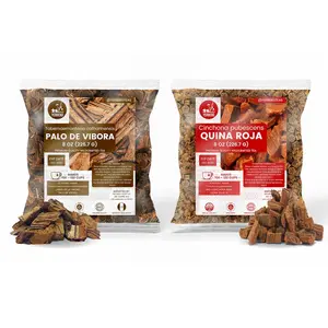 Yerbero - 2 Piece Bundle: Palo De Vbora 8oz & Quina Roja 8oz | rbol De La Vbora & Red Cinchona Bark HerbalTea, Wildcrafted, Gluten-Free, Non-GMO, Natural Herbal Whole Tea
