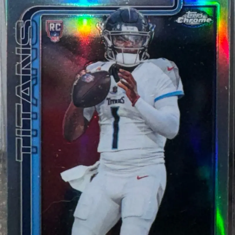 Rookie QB Topps Chrome Lot Cam Ward Jaxson Dart