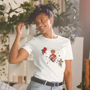 Devil vs. Angel "Shoot It Straight" Jesse The Nbhd Men's/Women's Graphic T Shirt- Casual Tee