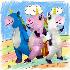 Cute Unicorn Inflatable Costume, Fun and Cute Inflatable Costume for Adults, Fashionable Inflatable Costume for Various Parties, cosplay, Menswear