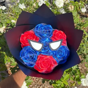 Web inspired Handmade Web Inspired Bouquet - Custom Bouquet or Bigger Size - Decor Decorative