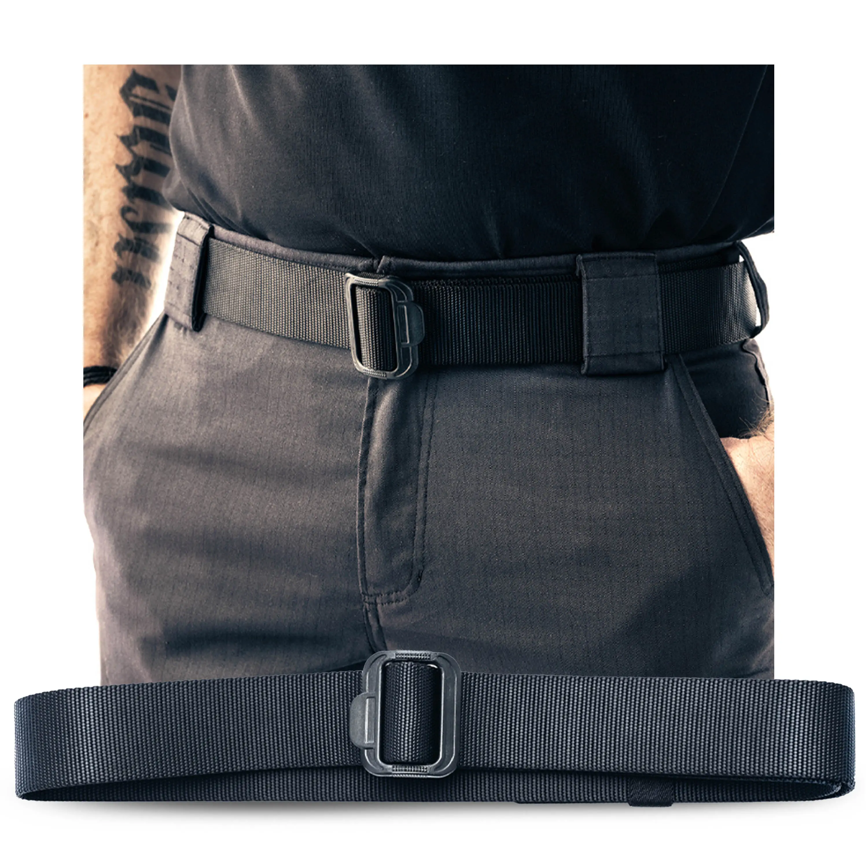 Shirt Stay Plus Tactical Belt - Plastic Buckle