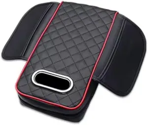 Memory Foam Extender Cushion Protector for Car Center Console, Leather Armrest Box Cover