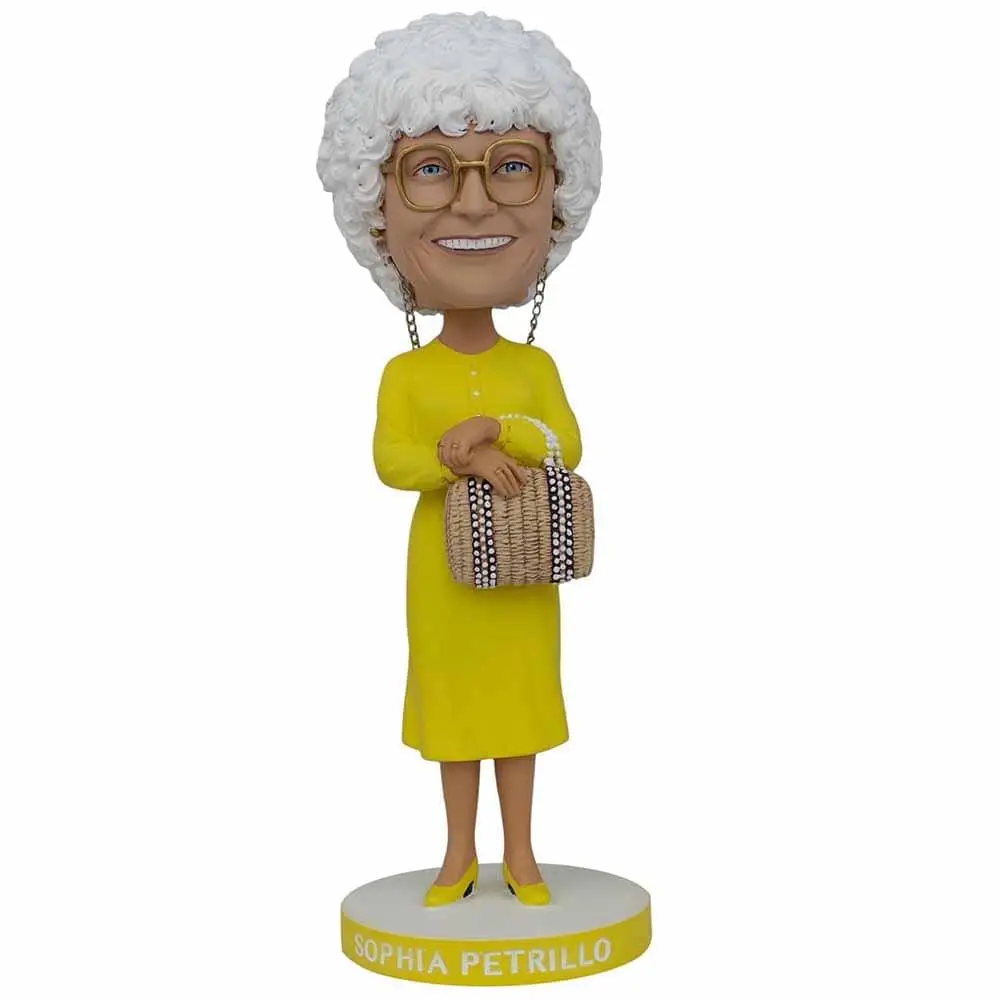 The Golden Girls Sophia Petrillo 8 in Resin Bobblehead, Collectible Figurines for Entertainment Collectors