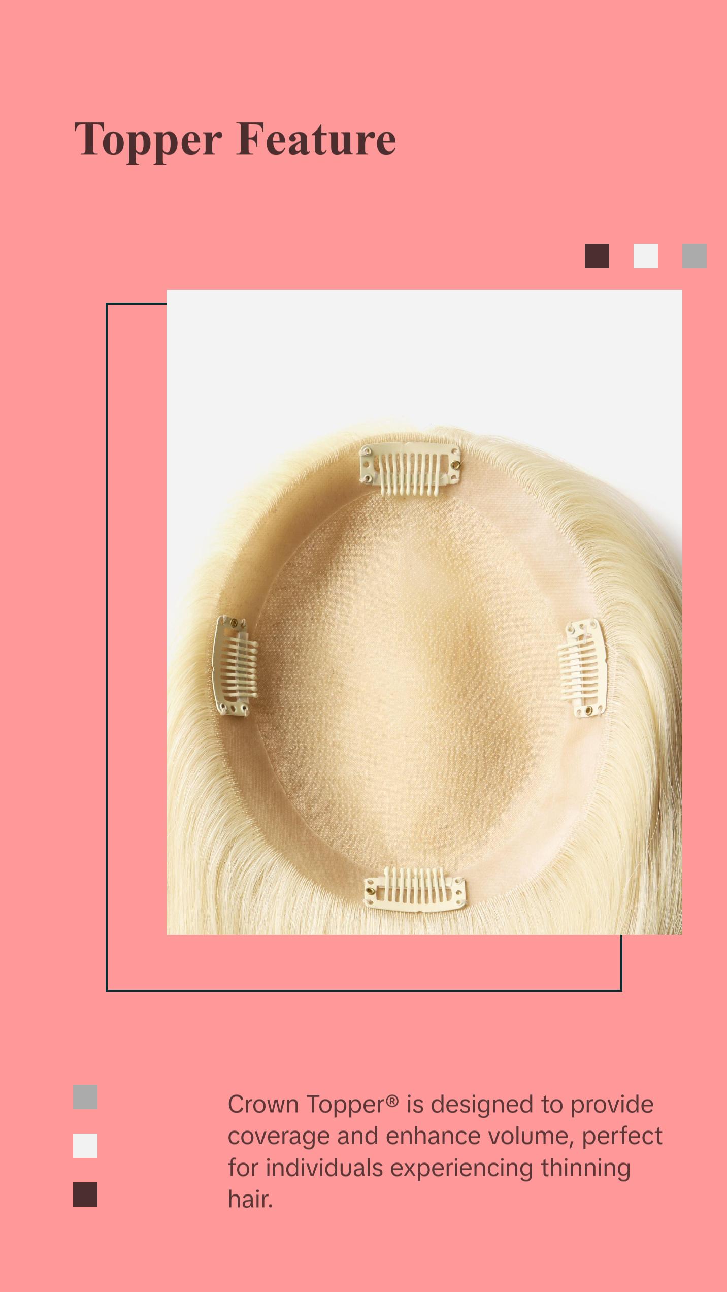 Crown Topper®, Lightest Golden Blonde | #613