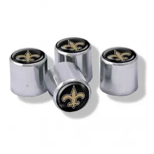 Wincraft 1493433773 New Orleans Saints Valve Stem Caps - Set of 4