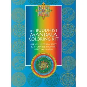 USED-Buddhist Mandala Coloring NT: All You Need to Create 12 Stunning Buddhist Greeting Cards by Baird Duncan (Cards)