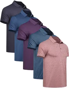 5 Pack Mens Polo Shirts Quick Dry Short Sleeve Golf T Shirt Performance Moisture Wicking Casual Workout 5 Pack Mens Polo Shirts Quick Dry Short Sleeve Golf T Shirt Performance Moisture Wicking Casual Workout