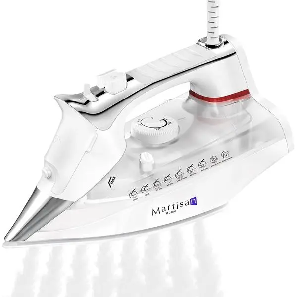 Steam Iron for clothes, 1800W, Nano Ceramic Soleplate, Dynamic Steam Burst, Precise Thermostat for All Fabrics, Auto-off, Fast Heating, Self-Clean, 4-in-1 Iron, Anti-Drip, Anti-Calc