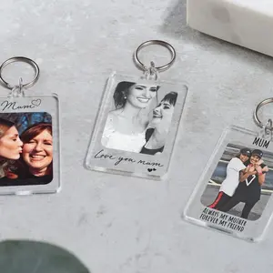 Mum Gift, Personalised Mum Mom Keyring Keychain, Mothers Day Gift, Mum Custom Photo Gift, Birthday Gift for Mum, Acrylic Plaque