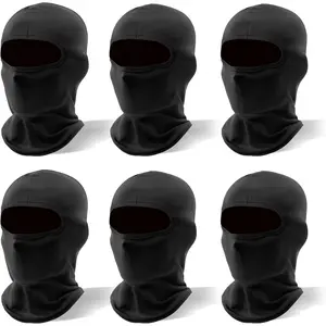 6 Pack Ski Mask Balaclava for Men Women, Lightweight UV Protection, Summer Full Face Cover Outdoor Motorcycle
