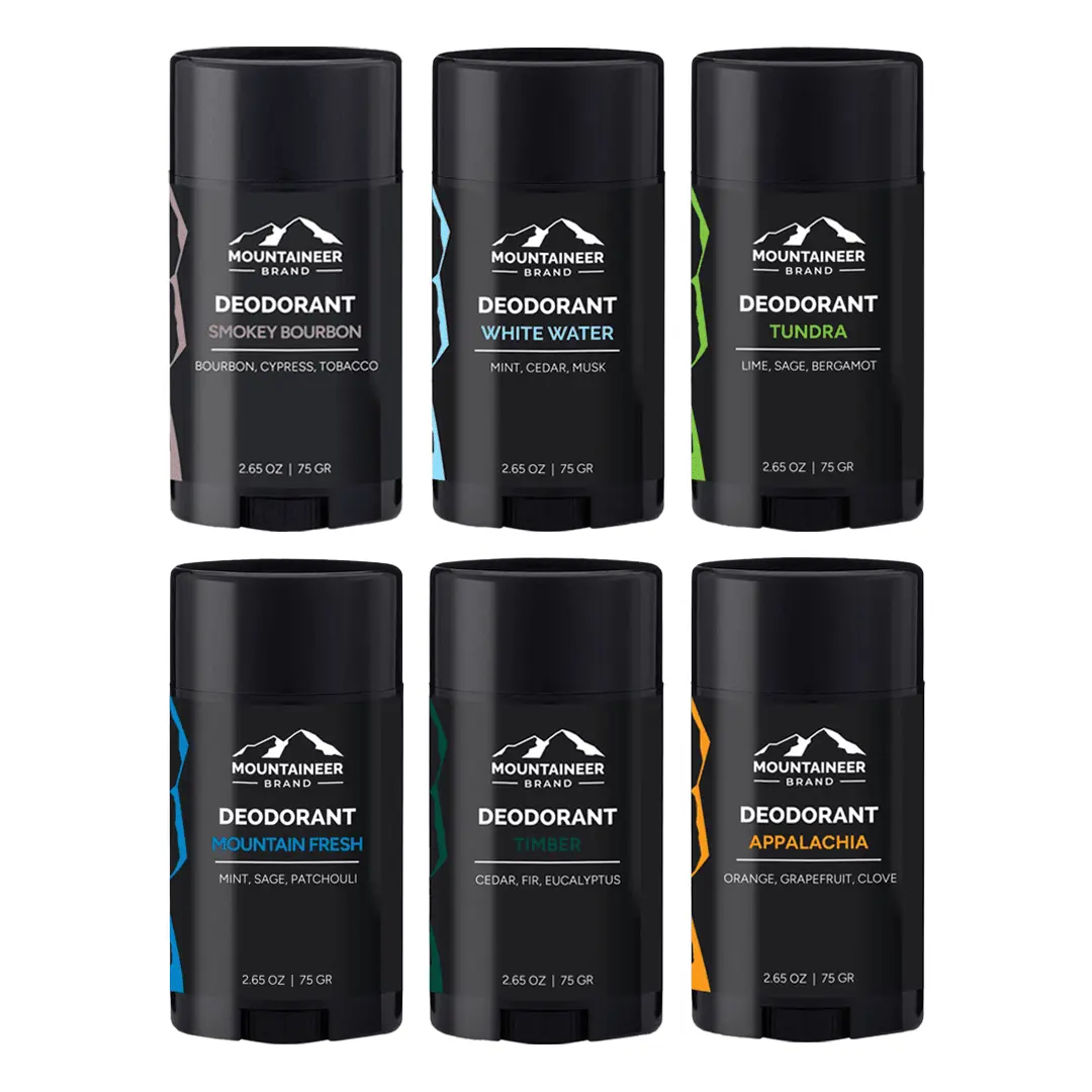 Natural Deodorant Try 'Em All Kit Natural Deodorant Try 'Em All Kit
