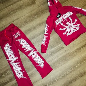 PINK RICH IN SPIRIT SET️ Flared Hoodie Pants
