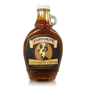 Lawford's Cinnamom Cream Pancake Syrup  - sweet, rich, creamy cinnamon syrup for pancakes and waffles