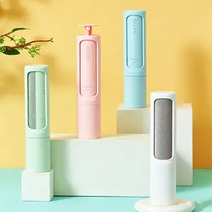 Reusable Pet Hair Remover Brush Self Cleaning Lint Roller Portable Dog Cat Fur Removal Tool