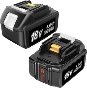 JYJZPB 2 Packs Replacement Battery for Makita 18V Tools Compatible with BL1860B BL1820B BL1830B BL1840B BL1850B LXT-400 Cordless Power Tools