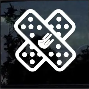 Shocker Band Car Window Decal Stickers