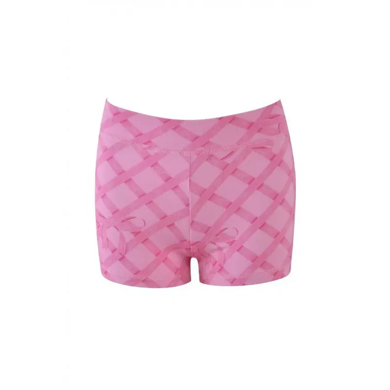 Pink checkered shorts