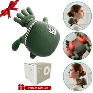 Neck and Shoulder Massager, Cordless Shoulder Massager with Heat, Electric Deep Tissue 4D Kneading Massager for Shoulder, Leg, Body Muscle Pain Relief, Christmas Gifts for Women Men