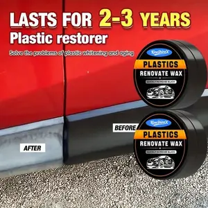 100g Plastic Repair Wax, Car Scratch Repair, Tire Interior Dashboard Gloss Restoration, Durable 2-3 Years, Automotive Maintenance Tool