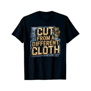 Limited-time offer | Men's Heavyweight 180Gsm Hip-hop T-shirt, Featuring Humorous Cuts Using Various Fabrics, with Slogan and Patch Designs- Casual Crew Neck T-shirt, Perfect for Pairing with Jeans, Suitable for All Seasons(machine Washable), PLUS SIZE