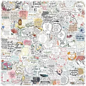 200 PCS Bible Verse Stickers,Bible Journaling Supplies,Inspired Christian Scripture Stickers for Water Bottle,Laptop,Scrapbooking Decals - Perfect Gifts for Kids,Teens,Adults