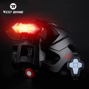 WEST BIKING Bike Taillight.Bike Bicycle Helmet USB LED Light, Waterproof Rear Tail Lights for Bicycle Cycling, Wireless Control Helmet Rear Light