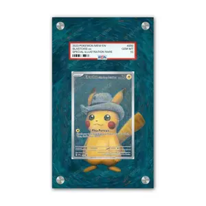 Pikachu with Grey Felt Hat 085 - PSA Pokémon Extended Artwork Display Case