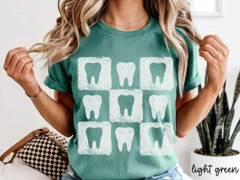 Dental Shirt, Dental Hygiene Gift, Dental Assistant, Dentist Shirt, Dental Office Gift, Pediatric Dental Squad Shirt, Dental Hygienist Cotton Fabric