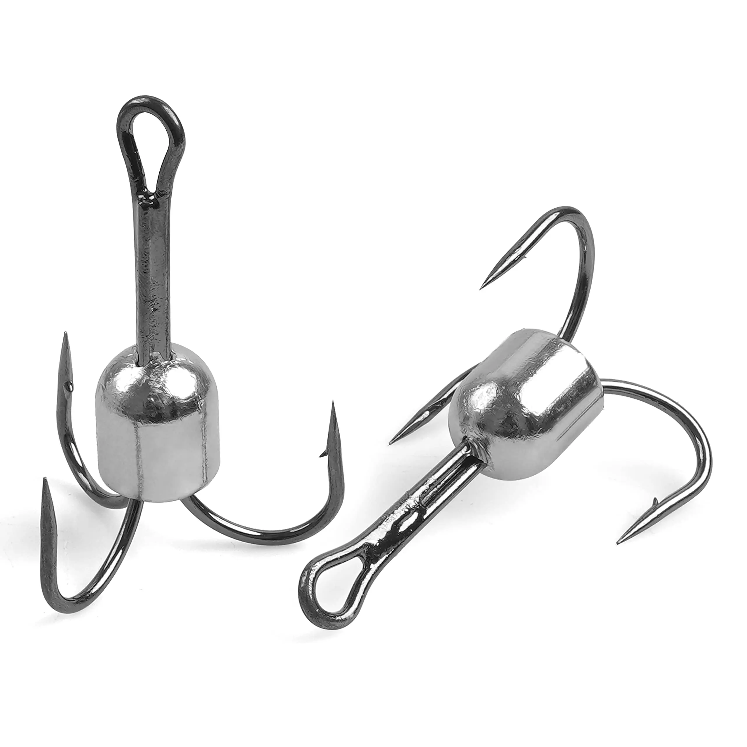 Snagging Hooks Weighted Treble 5pcs Large Fishing For Baitfish Tuna Swordfish Trout Salmon 4 Sizes 1oz 1.25oz 1.5oz 2.5oz