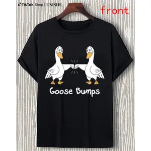 Silly Goose Best Friends Tee – Goose Bumps Fist Bump Funny Shirt