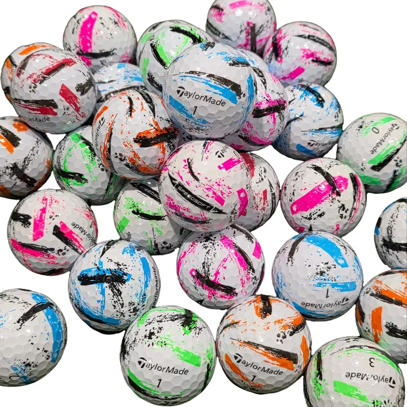 1 Dozen 5A - TaylorMade Speedsoft Paint Ball Mix (12 Balls)Recycled ball mix