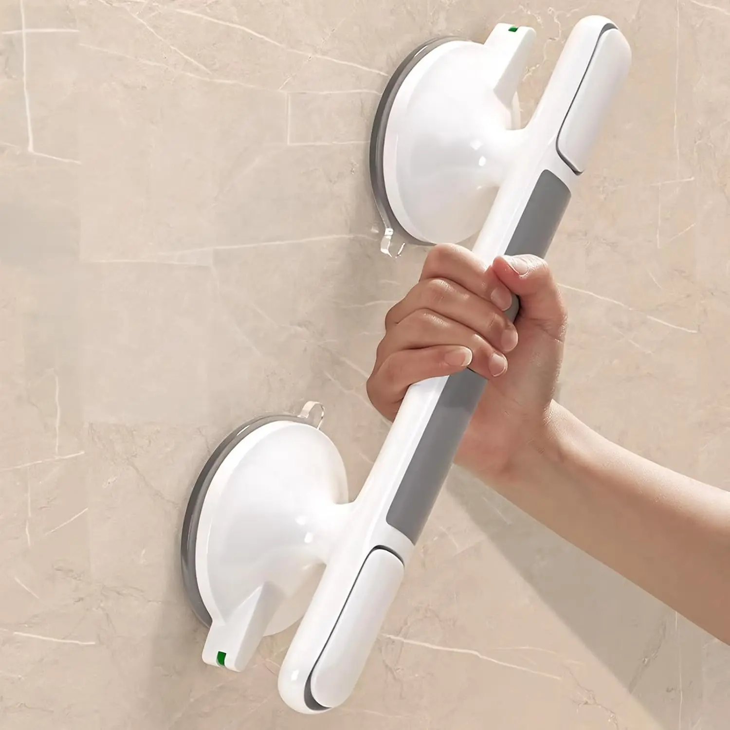 Armrest Handle for Bathtub & Shower,Shower Handle, Non-Slip Handrail Safety Handle for Seniors, No Drilling, Install, Wall Handrail for Seniors, Shower Handle for Suction Cup for Seniors, Bathroom Accessories