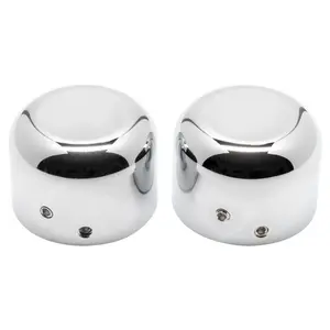 Chrome Front Axle Nut Covers for Harley-Davidson® Motorcycles